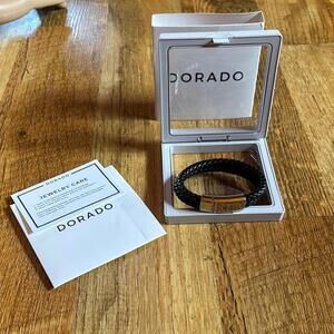 Dorado‎ Black and Silver Men's Bracelet